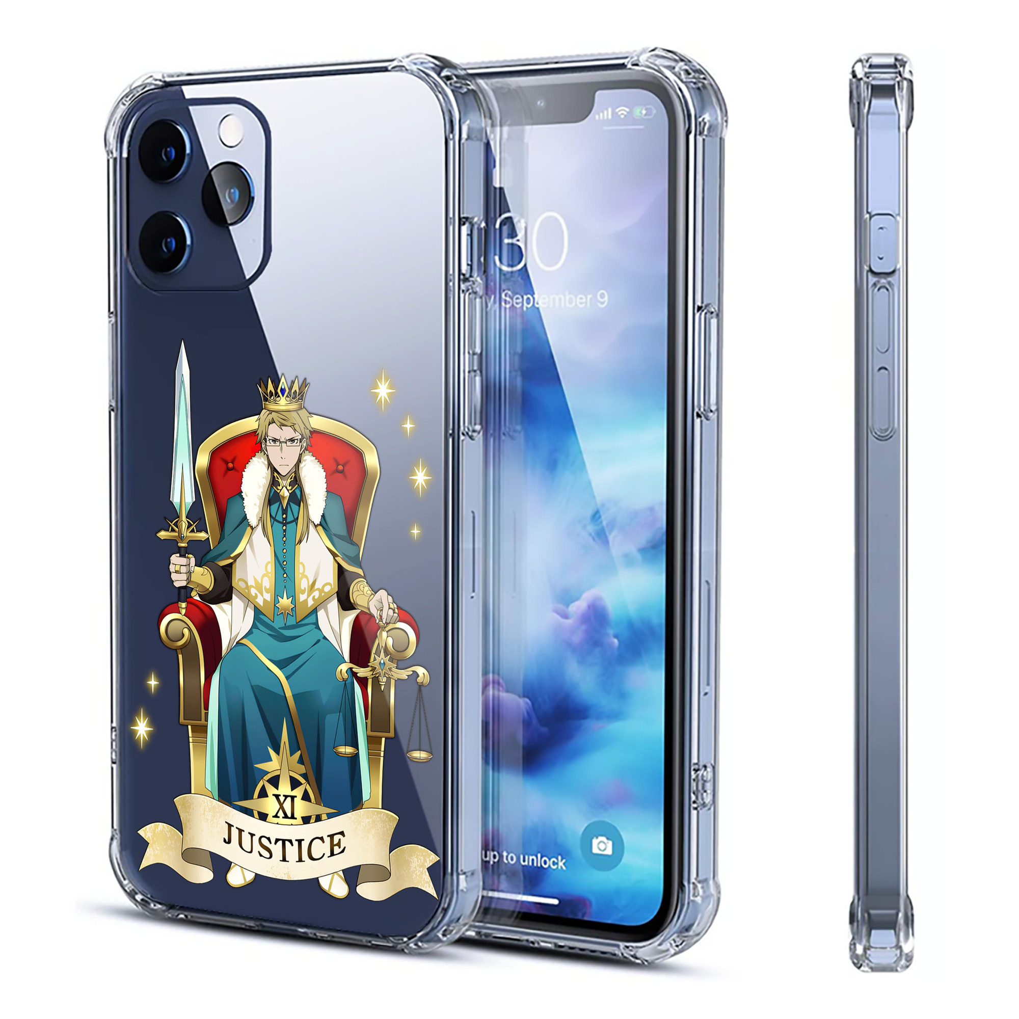 （画像用） 文豪ストレイドッグス Bungo Stray Dogs 【iPhone 12シリーズ対応】透明スマホケース（クリアソフトケース）